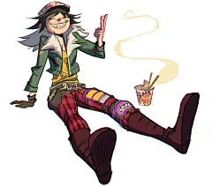 Noodles , Rayner Alencar : Gorillaz Fanart done during live on Twitch