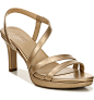 Naturalizer Brenta Strappy Sandal, Main, color, BRONZE PEARL