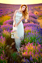 【美图分享】Елена Бычина的作品《Lavander weddiing》 #500px#