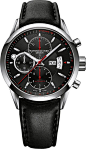 Raymond Weil Watch Freelancer Mens #bezel-fixed #bracelet-strap-leather #brand-raymond-weil #case-depth-13-7mm #case-material-steel #case-width-42mm #chronograph-yes #date-yes #day-yes #delivery-timescale-4-7-days #dial-colour-black #gender-mens #luxury #