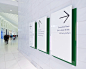 WTC Signage & Wayfinding System : In the course of a 3+ year project, the Landor Branded Environments team developed the “W” brandmark for the site, crafted the look and feel for the World Trade Center brand, and established the form language for all 