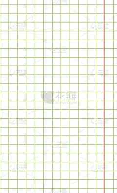 坐标纸。可印刷的带有彩色水平线的方格纸。几何背景学校，纹理，笔记本，日记。实线纸空白尺寸合法