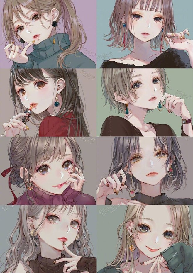 青紅 秋色メイク (twi:ao_ben...
