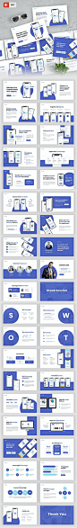 Zappier - Mobile App & SAAS Powerpoint Template - Business PowerPoint Templates