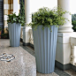 Outdoor Planters : Modern styled outdoor planters for the patio and outdoor space.