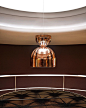 Photo by Fendi Casa on May 26, 2023. May be an image of brass, lighting, chandelier, lamp shade and lightbulb.
