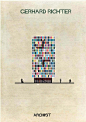 ARCHIST: Illustrations of Famous Art Reimagined as Architecture