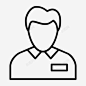 银行出纳员卖出人图标 icon 标识 标志 UI图标 设计图片 免费下载 页面网页 平面电商 创意素材