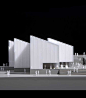 大卫·奇普菲尔德，特纳当代画廊，英国肯特，2011年建筑模型