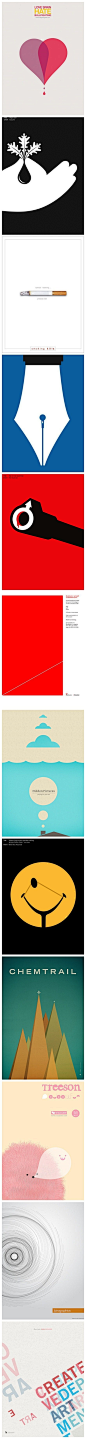 分享一组优秀的极简主义海报- 创意海报- 锐意设计网-设计师的网上家园