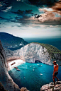 Navagio Beach, Zakynthos, Greece #摄影# #自然# #风景#