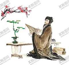 国学人物插画 【酷图网】古代历史名人,古代名士,古代诗人,png,免扣素材,国学人物插画,设计,人物图库,其他,118DPI,PNG
