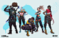 True Damage Group Shot, Hicham Habchi : True Damage GroupShot!

I had a real Blast contributing to the concept design as long as illustrating the Characters lineup in close collaboration with many talented and awesome individuals!
I wanted to thank the me