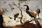 Frans Snyders -- Assembly of Birds perched in Branches