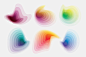 Gradient Topography Collection | Creative Market