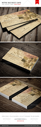 Retro Business Card - Vol.11 - Creative Business Cards #采集大赛#