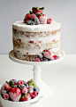 赤裸裸的甜蜜诱惑·裸蛋糕-来自婚礼设计师客照案例 |婚礼时光