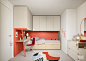 儿童衣柜 Corner bridging wardrobe by Nidi
