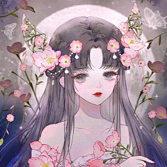 雨探花采集到古风女头像