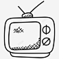 电视天线电视复古电视图标 免费下载 页面网页 平面电商 创意素材