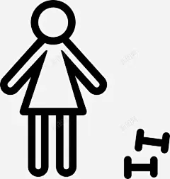 女孩锻炼女人观点图标 标识 标志 UI图标 设计图片 免费下载 页面网页 平面电商 创意素材
