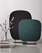 Fabric room divider SHADE by Saba Italia | #design Marco Zito LEGERETE MOBILITE