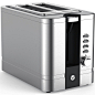 Amazon.com: Vremi Toaster 2 Slice Stainless Steel - Toaster for Bagels with Wide Slots and Adjustable Temperature Control - Retro Toaster in Silver and Black: Kitchen & Dining