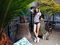 ▼SonYounJu▲150513图片_SC更新（海军风条纹拉链开领长袖泳装_孙允珠吧_百度贴吧