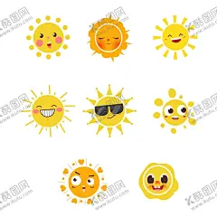 卡通手绘太阳 【酷图网】手表插画,卡通太阳插画,太阳插画,手绘太阳插画,手表素材,卡通太阳素材,太阳素材,手卡通素材,手绘太阳素材