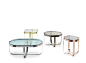 Square coffee table RING | Square coffee table by Saba Italia