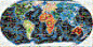 Web2.0 Logo 世界地图