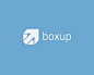 Boxup应用程序 箭头 向上 上传 下载 打包 应用程序 蓝色 商标设计  图标 图形 标志 logo 国外 外国 国内 品牌 设计 创意 欣赏