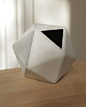 French designer Mathieu Lehanneur has designed a 20-sided wireless speaker that fits in the palm of a hand