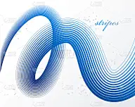 Abstract lines in 3D motion dimensional perspectiv