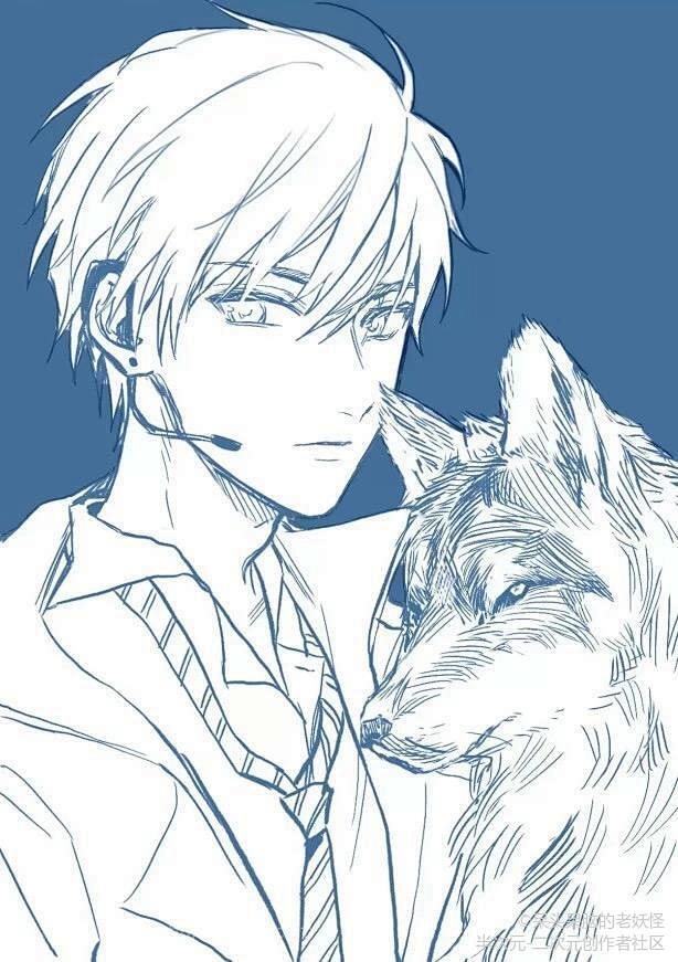 白起二次元头像男生男头动漫酷唯美