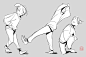 I am having so much fun with these  some were from imagination, some from video reference.  I'm trying to capture the energy and weight of the moves vs. anatomical accuracy.  And, with that, I find that less says more.  #dance #dancer #gesture #sketch #sk