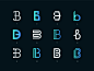 B letter 4x