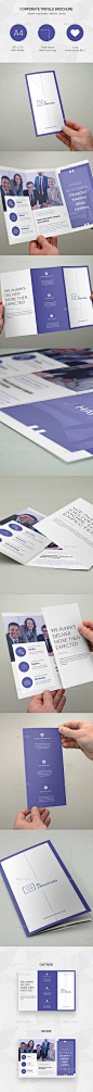 Corporate Trifold Brochure Template #design Download: http://graphicriver.net/item/corporate-trifold-brochure-19/13184179?ref=ksioks: 
