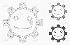 铁丝网,嵌齿,时装模特,一个物体,几何形状,多样,面部表情,微笑,沟通
