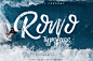 exclusive freebie ROWO Typeface