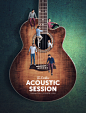 Acoustic Session Poster 2016 : This poster was done to promote an acoustic session for my band, called ‘The Travellers’. The concept for this poster was to create a miniature artwork showing the band members on an acoustic guitar.After generating the conc