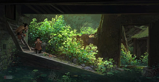 荒地_涂鸦王国 原创绘画平台 www.poocg.com-花瓣网