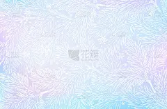 寒假背景是松枝和雪花。冬天的名片设计。