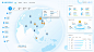 dataviz data visualization map 可视化 大屏 数据可视化 UI user interface HUD