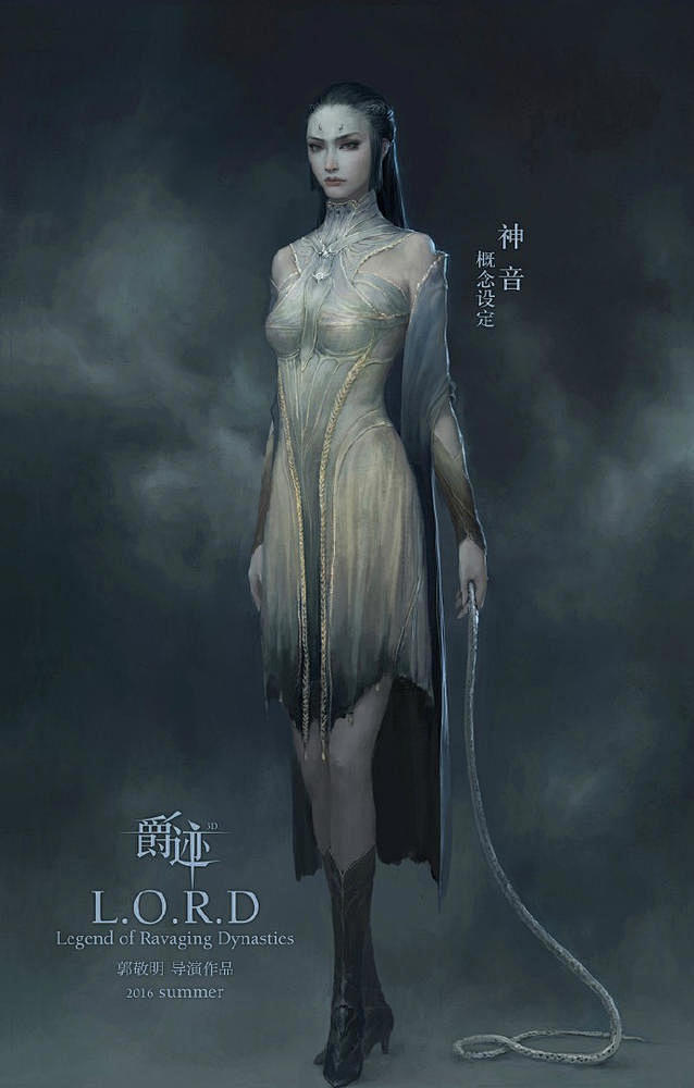 《爵迹》人物概念设定海报
