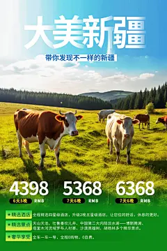 新疆旅游宣传海报