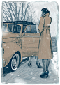 J.D. Salinger's Nine Stories Illustrations on Behance