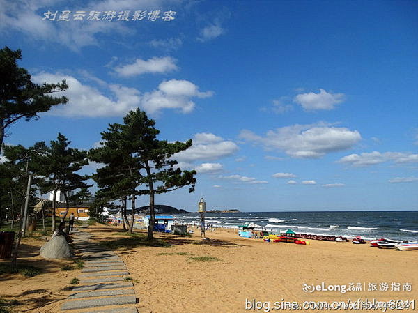 国庆节威海国际海水浴场风景风情随拍, 刘...