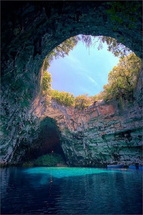 Melissani Cave, Gree...