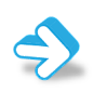 【微图秀】蓝色箭头桌面PNG网页图标透明素材下载 - 图标设计 #平面##采集大赛#